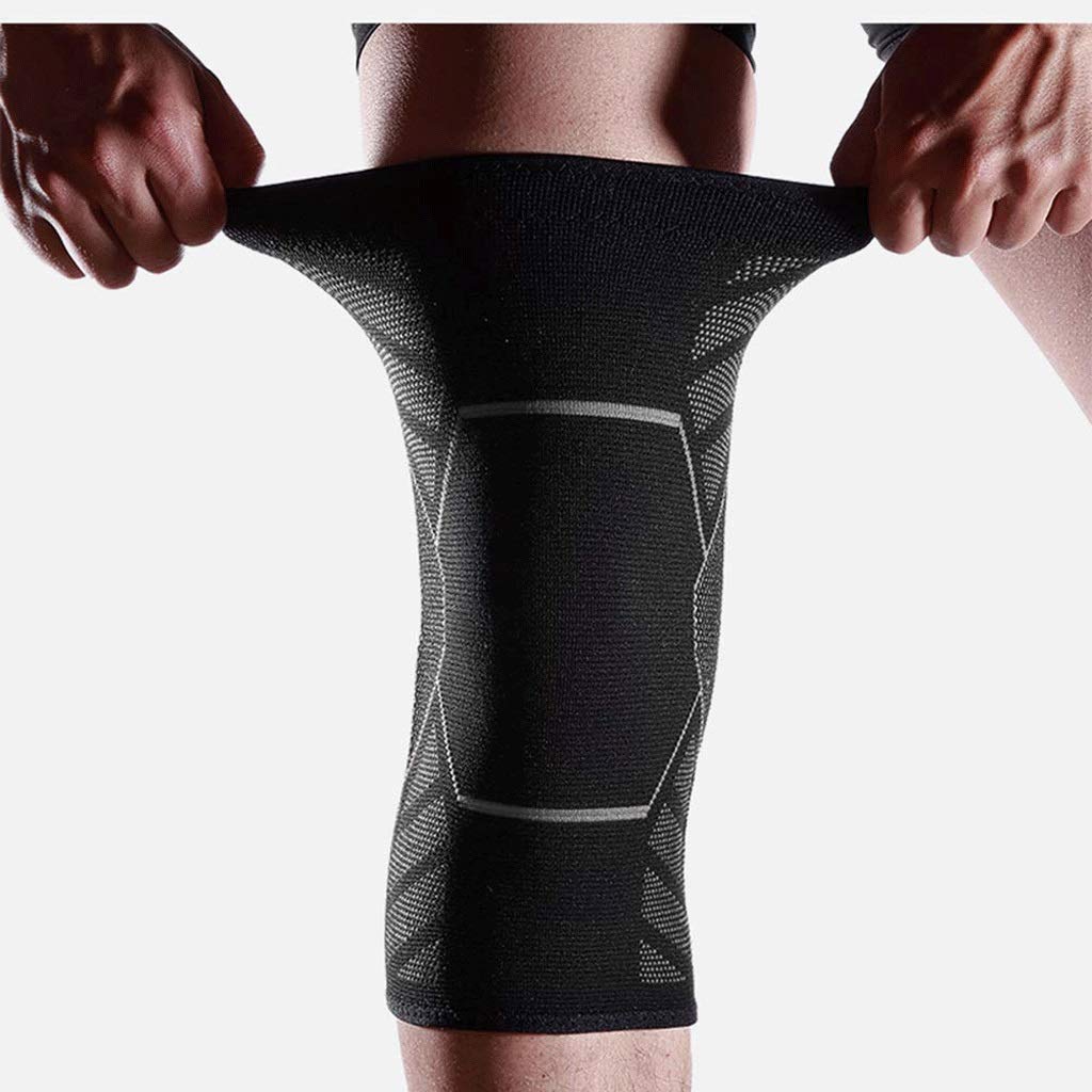 Kneepad- Knee Brace Support Compression Sleeves for Men and Women, 1 Pair Registered Wraps Pads for Arthritis, Running(E,XL)