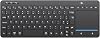 Multi-Device Wireless Keyboard with Trackpad, Bluetooth Keyboard with Big Size Touchpad,Support 3 Devices for PC,Windows, Android, Chrome OS, Laptop, Table,QWERTY UK Layout