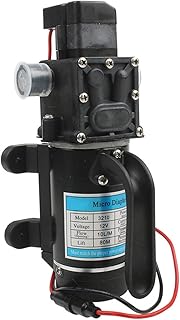 Bombas de diafragma 120W 10L/min Película De Agua Eléctrica De Alta Presión Negro Micro Bomba De Agua For Jardín Agrícola Rociador De Agua Lavado De Coches 12V 24V