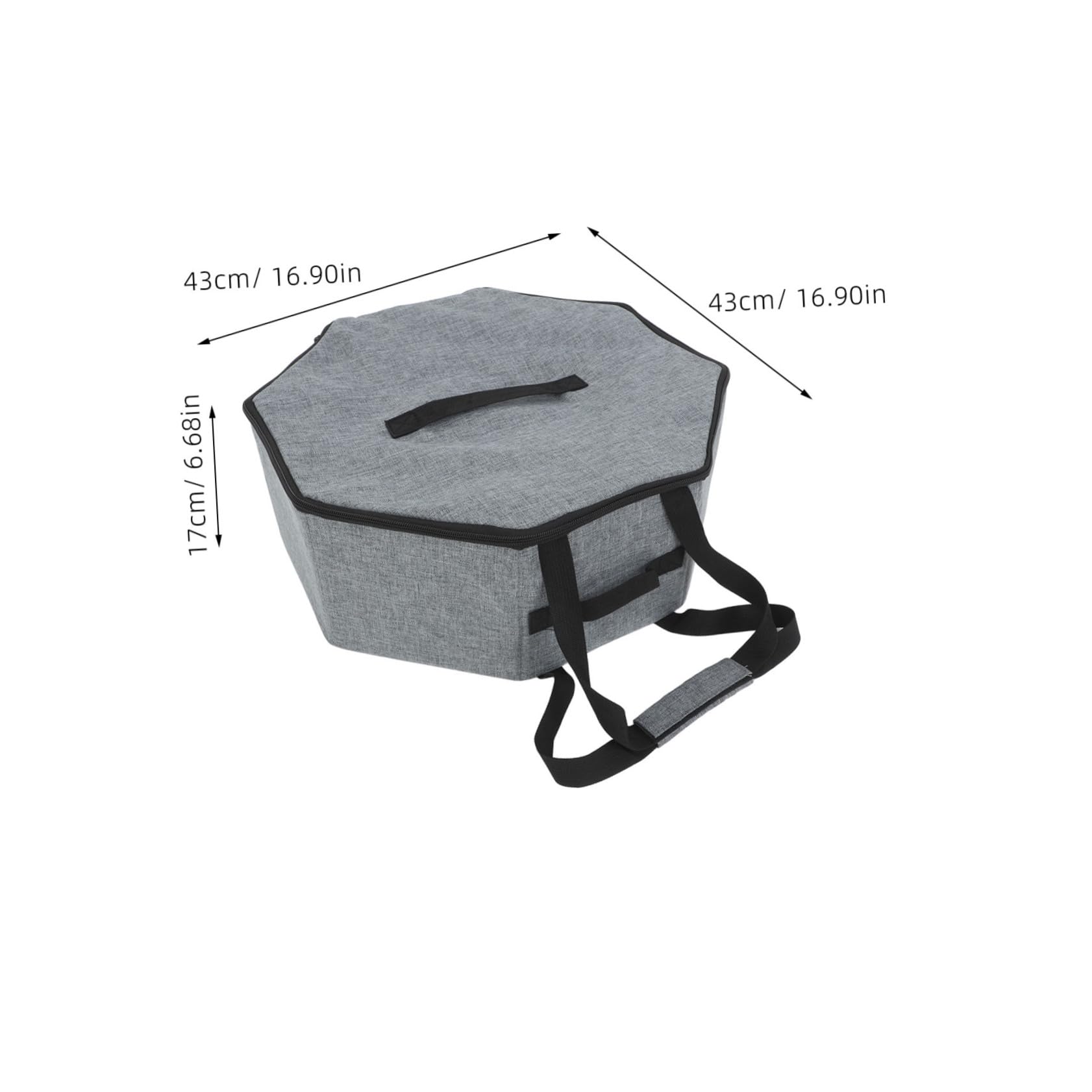 Zerodeko Hat Box Large Capacity Hat Storage for Men Women Foldable Cowboy Hat Bag Travel and Storage