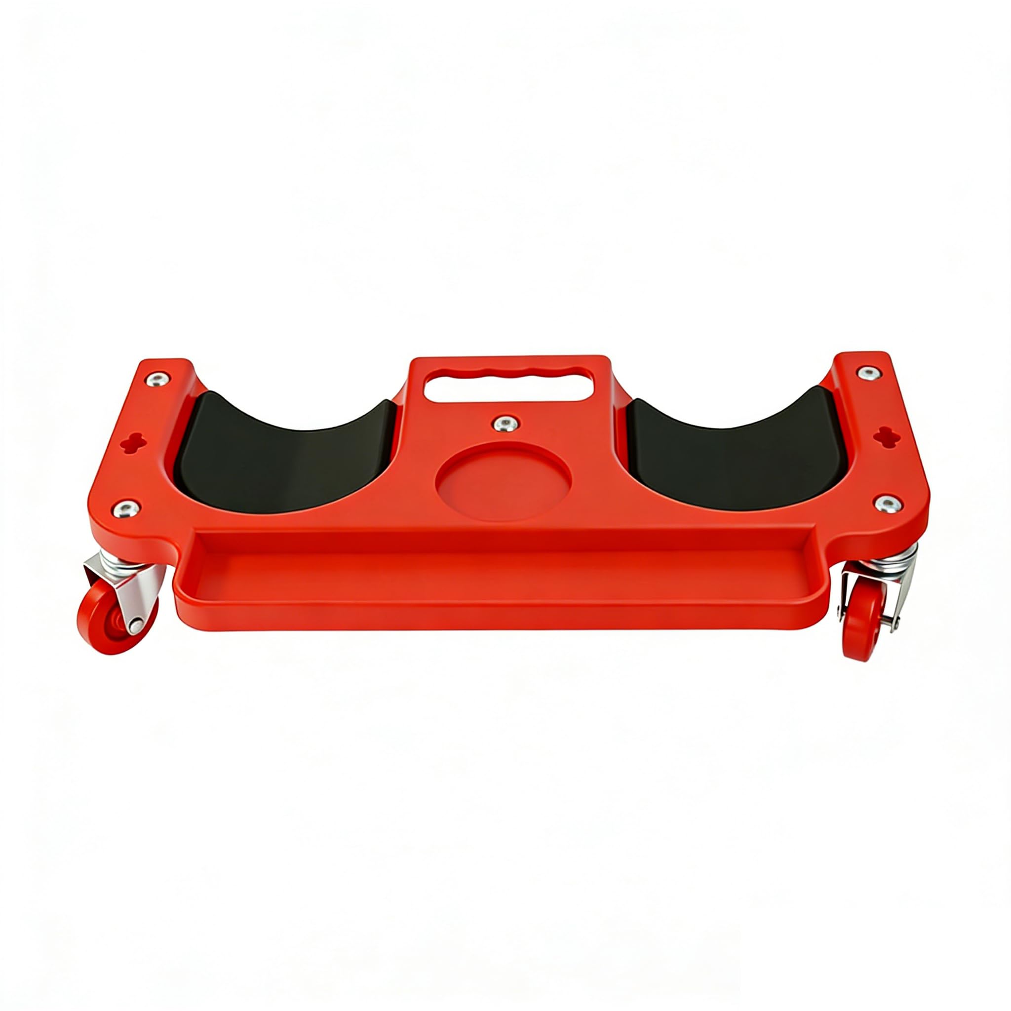 Y-Nut Rolling Heavy-Duty Knee Pads for Work Knee Blades Kneeling Pads with Wheels 360 Degree Turn Capability Without Lifting Flexible Gliding Knee Protection,Red