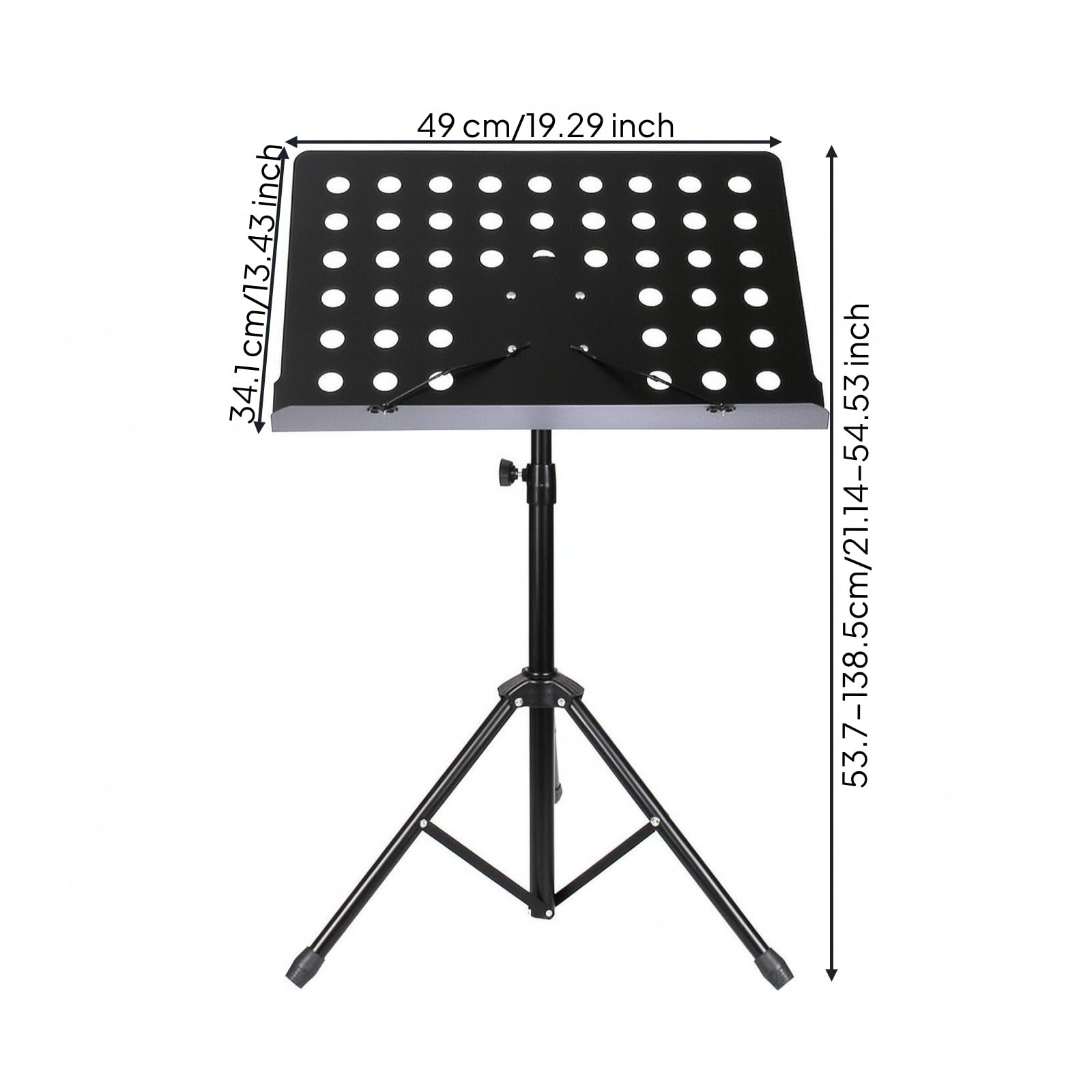 Atril Plegable Ajustable | Portátil, Atril para Partituras, Estable, Conciertos, Músicos
