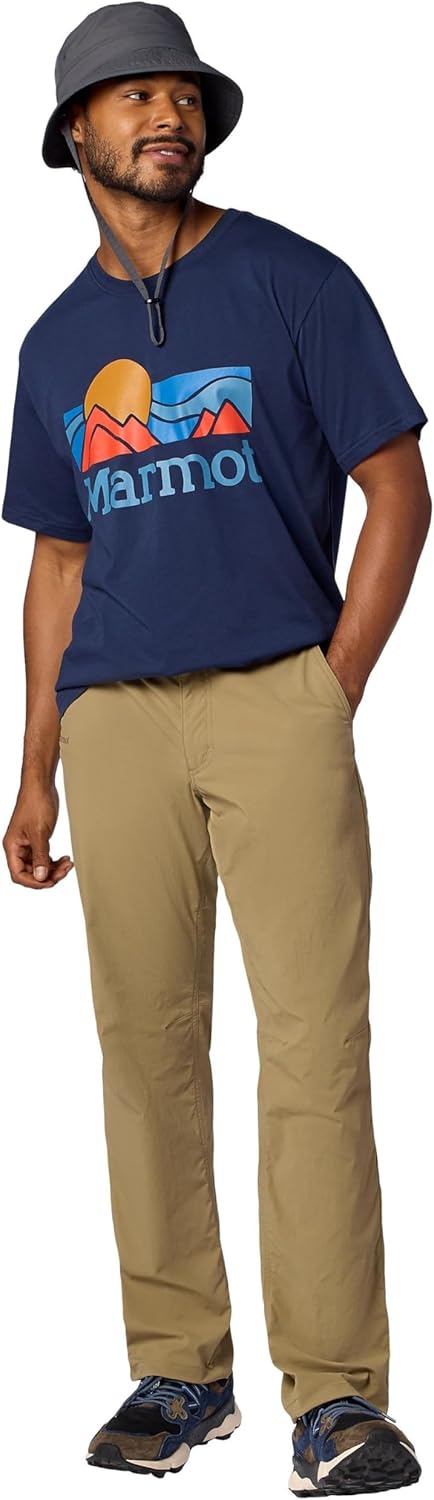 MARMOT Men's Coastal Short-Sleeve T-Shirt - Screen Printed Graphic on Soft, Breathable, Eco-Friendly Cotton/Poly Blend