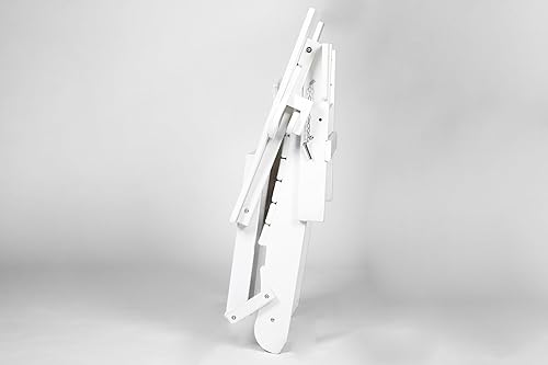 Miniatura 4 de RESINTEAK - Silla plegable Adirondack con soporte para tazas, asiento cómodo extra ancho, muebles de patio para fogatas al aire libre, terraza y