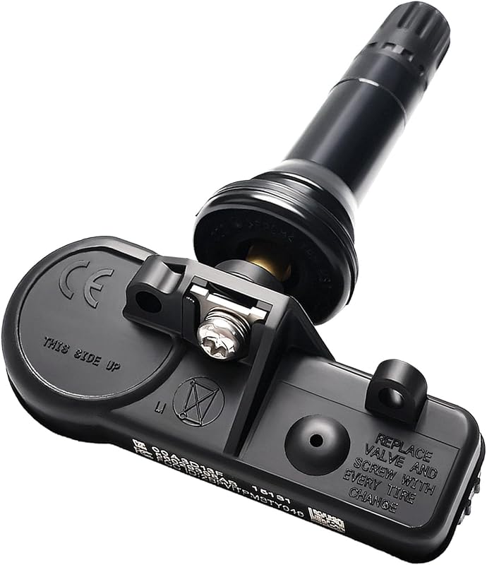 TPMS Tire Pressure Monitoring System Sensor 433MHz Compatible with Jeep Wrangler JK Dodge Ram Charger Replacement for 56029398AB 68142397AA 68241067AA 68241067AB
