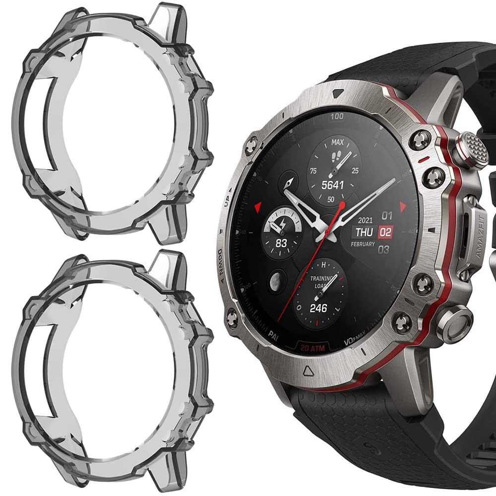 Custodia TPU Morbida Per Amazfit Falcon – Antigraffio E Antiurto, Ritagli Precise Per Caricabatterie, Colore Nero - 4