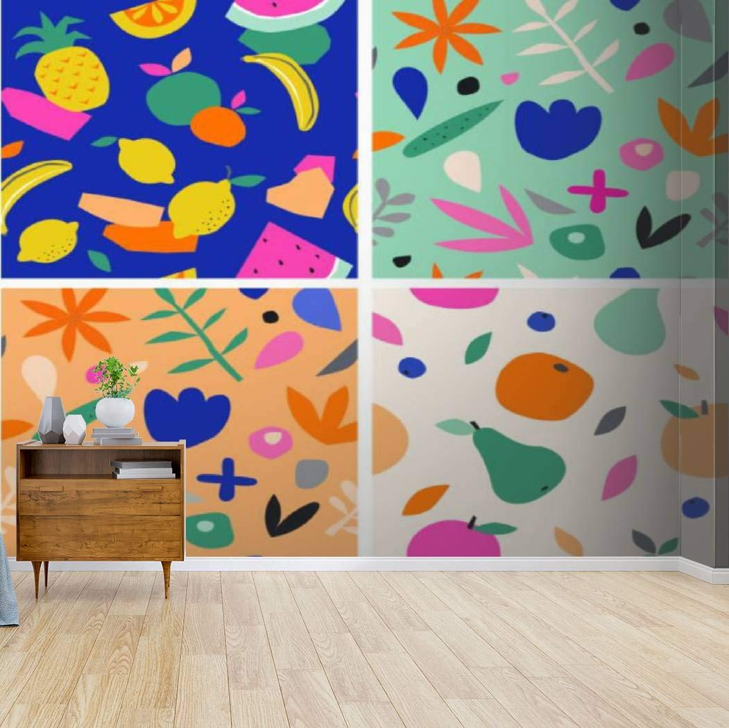amazon-com-colorful-seamless-pattern-in-paper-cutout-style-modern-graphic-design-canvas-print-wallpaper-self-adhesive-peel-stick-wallpaper-wall-mural-wall-decal-wall-poster-home-decor-sticker-for-living-room