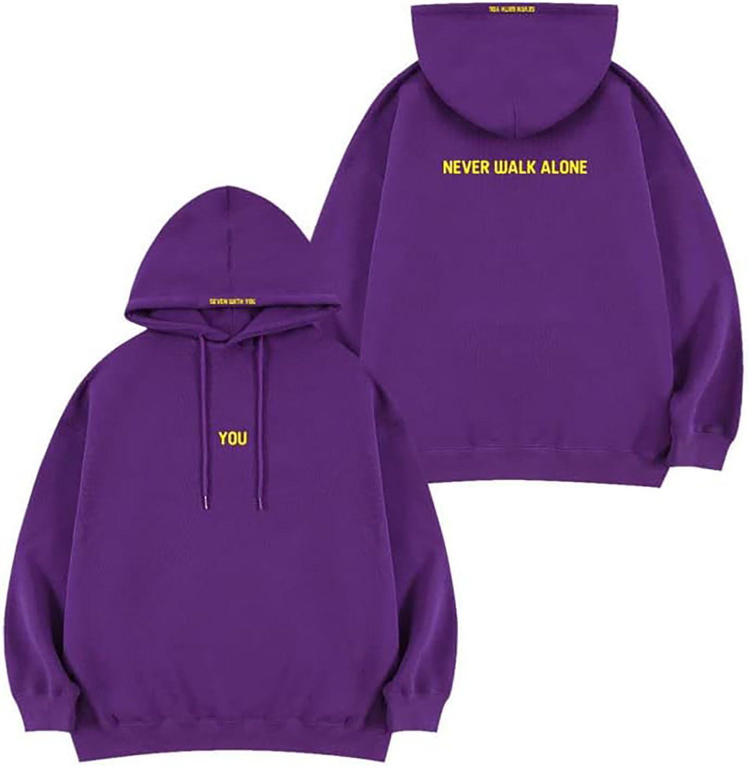 FUJUTANG Jimin with You Suéter com capuz Jimin Moletom com capuz
