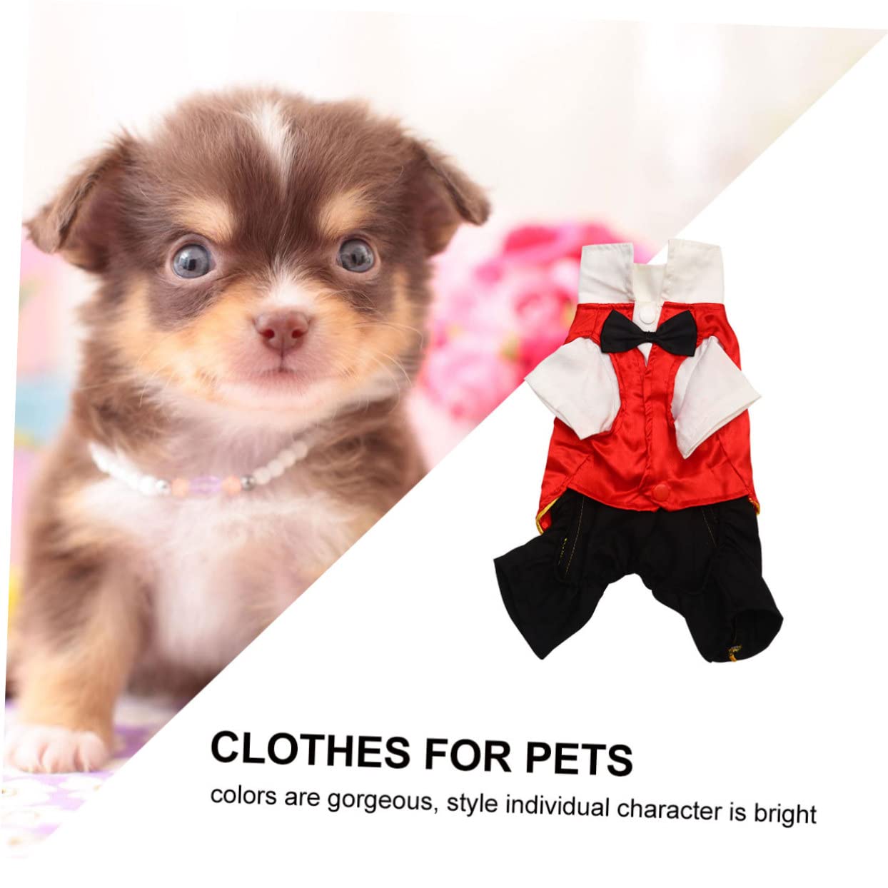 BESPORTBLE 2 Pezzi Costume Di Trasformazione Per Animali Domestici Vestiti Funky Costume Di Halloween Per Animali Domestici Da Sanguisuga Per Vestiti Per Cani Da Compagnia Forniture