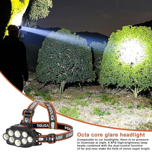 Lámpara de cabeza impermeable para running y trabajo de noche 3
