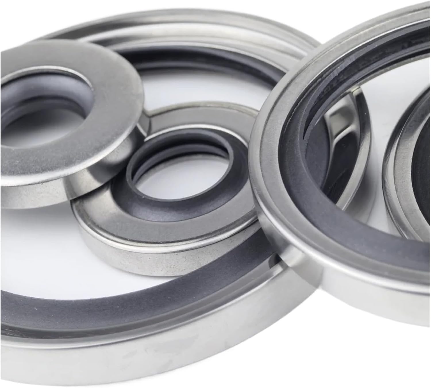 1pcs 80/85/90/105/110mm304stainless Steel Shaft Oil Seal PTFE OD:105/110/130/135 * 10/12mm air Compressor Screw rodISO:9001 2008(85X110X12mm CSL)