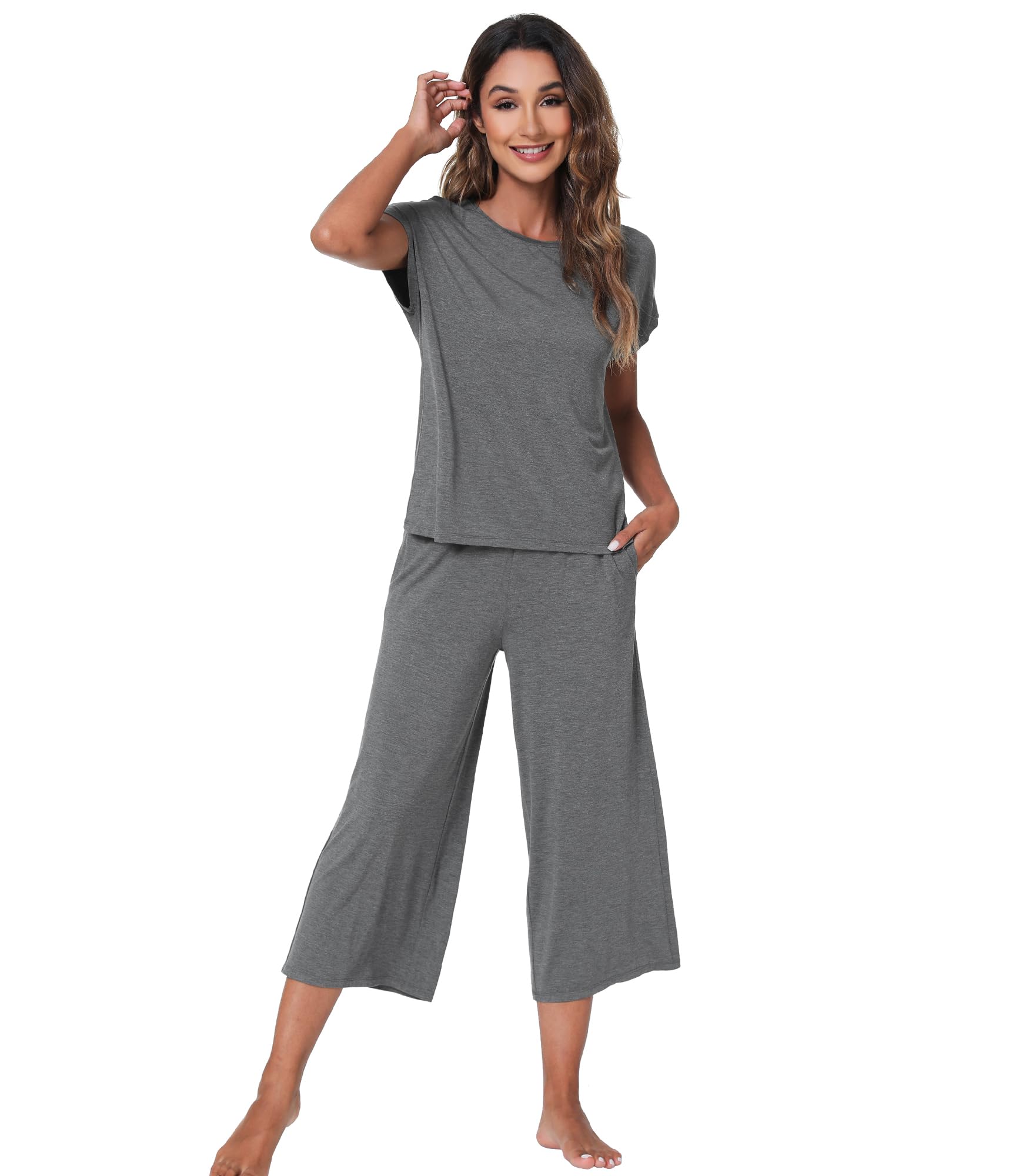WiWi Women's Pajamas Sets Bamboo Viscose
