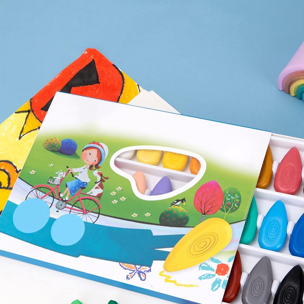 Washable Water Drop-shaped Colorful Set 6/12 / 24 Bright Colors Home Kindergarten Graffiti Drawing Supplies Paint Acrylic Paint for Painting for Christmas for Beginners Adults
