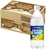 CRYSTAL SPARK Carbonated Water, 16.9 fl oz 500 ml x 24 Bottles, Lemon, Strong Carbonated Water, Iris Ohyama Plastic Bottle, Case, 16.9 fl oz 500 ml Bottle, Split Material