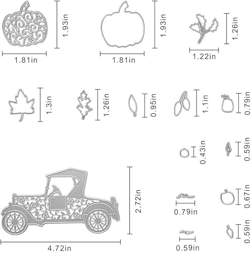 Miniatura 7 de Village House - Moldes de plantilla de plantillas de corte de metal, herramienta de grabado en relieve para hacer tarjetas, álbum, álbumes de