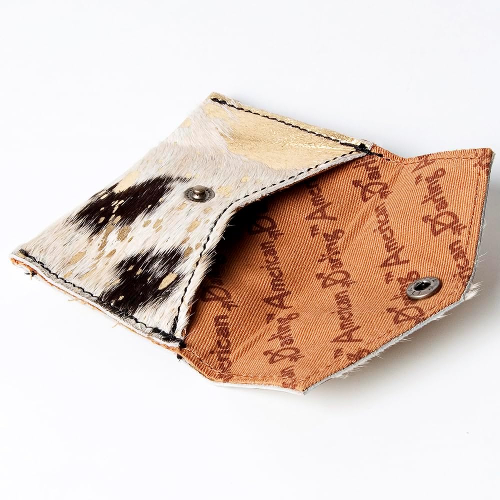 American Darling Women's Envelope Bag Western Hair On Genuine Leather Handbag and Ladies Purse