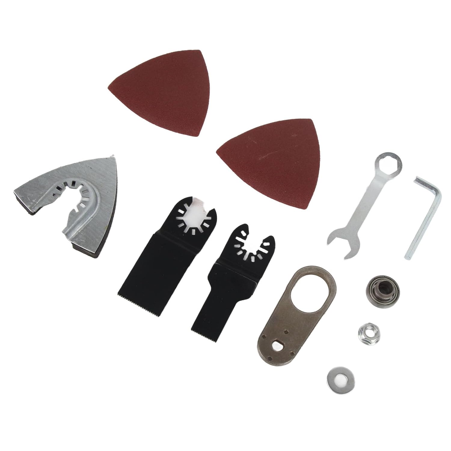 Angle Grinder to Oscillating Tool Adapter Kit, Multifunctional Tool | Metal Converter, Saw Blades, Sanding Pads, Turns Grinder into Multi Tool for Cutting Grinding