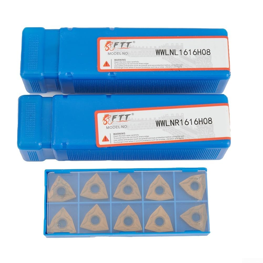 2x CNC Drehmeißelhalter Set WWLNR/L1616H08 Hartmetall