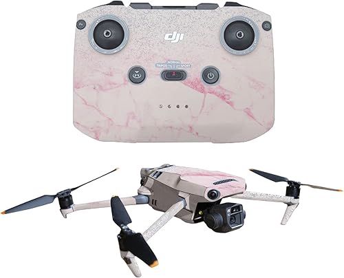 MightySkins Skin Compatible with DJI Mavic 3 - Girly Marble Dazzle | Protective, Durable, and Unique Vinyl Decal wrap Cover | Easy to Apply and