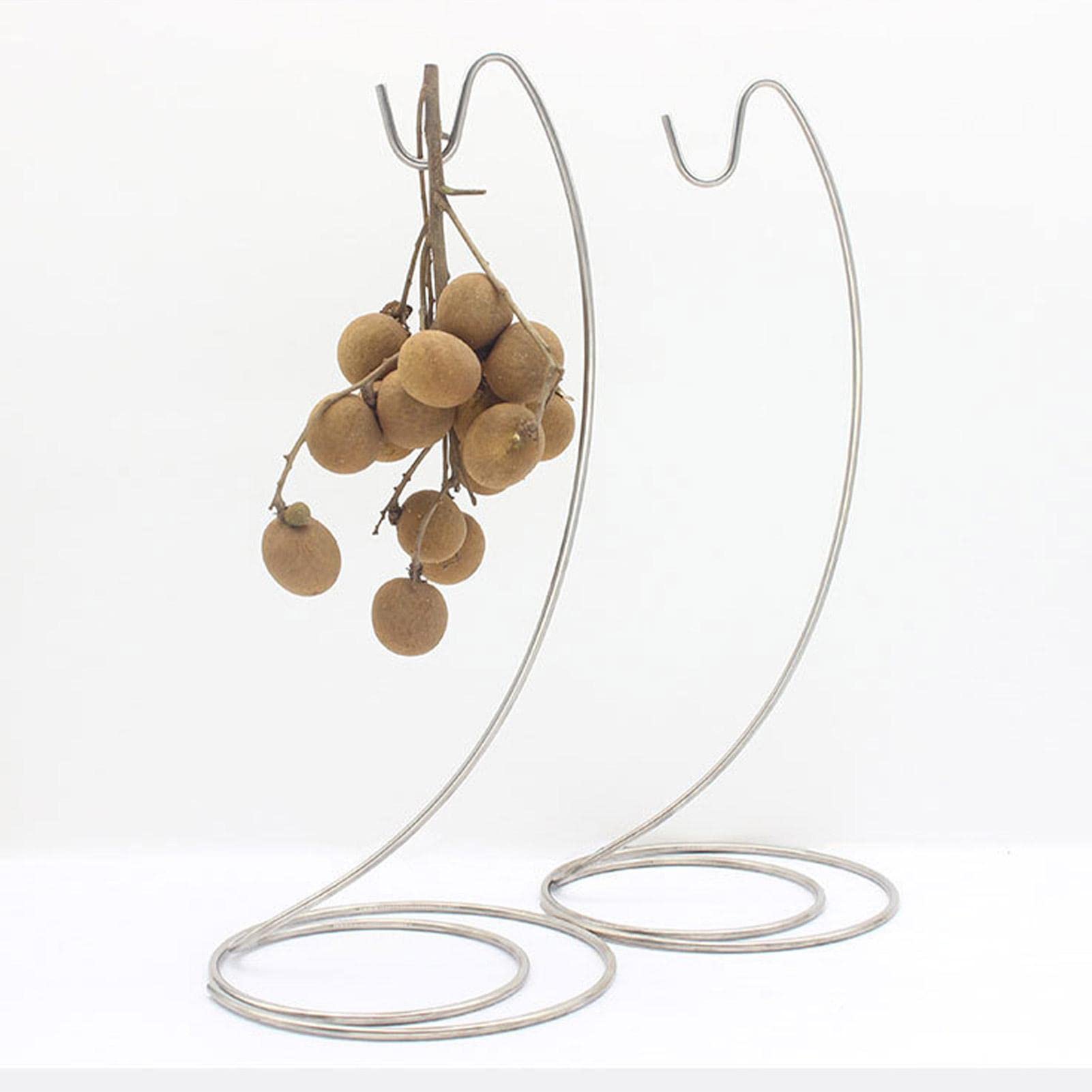 Porta Banana In Acciaio Inox - Supporto Per Frutta, Ganci Per Appendere, Design Moderno Per Cucina