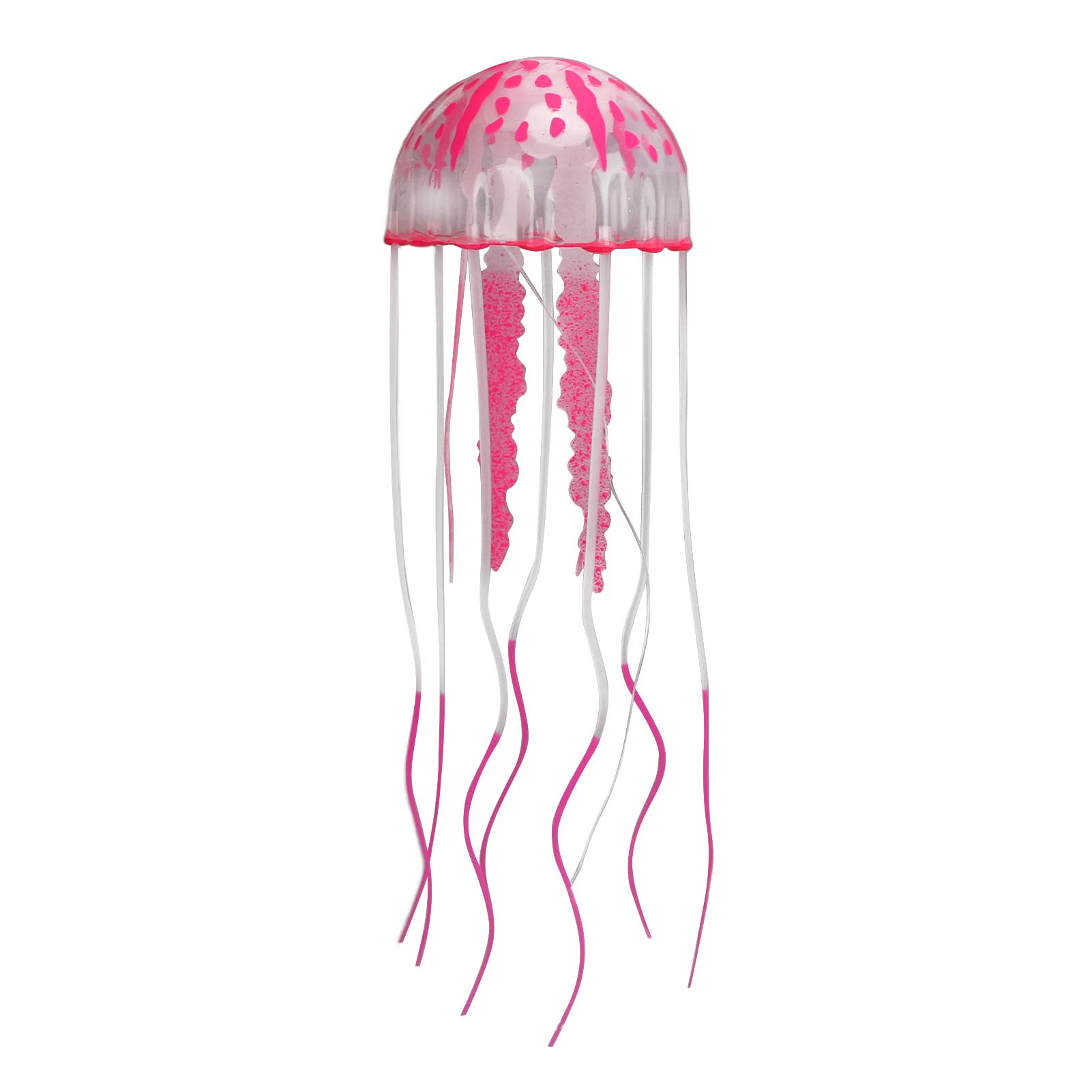 Décoration Lumineuse d'aquarium de 8pcs, Hippocampe Flottant Artificiel de méduse de Nylon de Silicone pour l'aquarium de réservoir de Poissons, décoration d'aquarium de Simulation