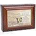 Cottage Garden Someone Special So Thankful Woodgrain Rope Trim Jewelry Music Box Plays Wonderful World