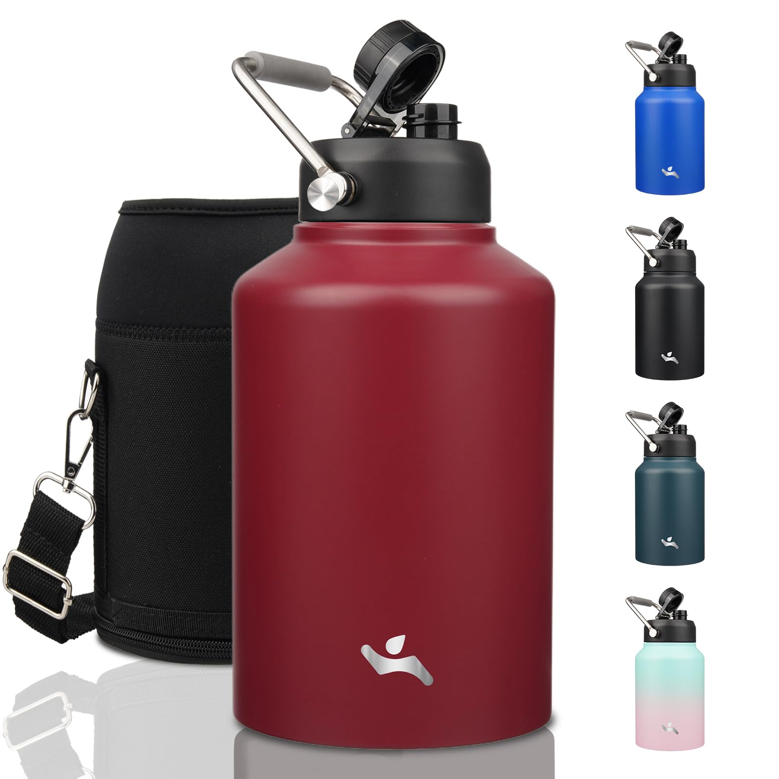 Konokyo 128 oz Insulated Water Bottle