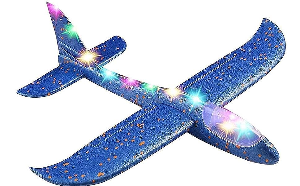 Cube Play Kids Toys Hand Throw Flying Glider Planes Foam Aeroplane Model Party Bag Fillers Flying Glider Plane Toys for Kids Game (Pack of 1) Multicolor (Foam Aeroplane) (B0DCVLRHMK) Amazon Price History, Amazon Price Tracker