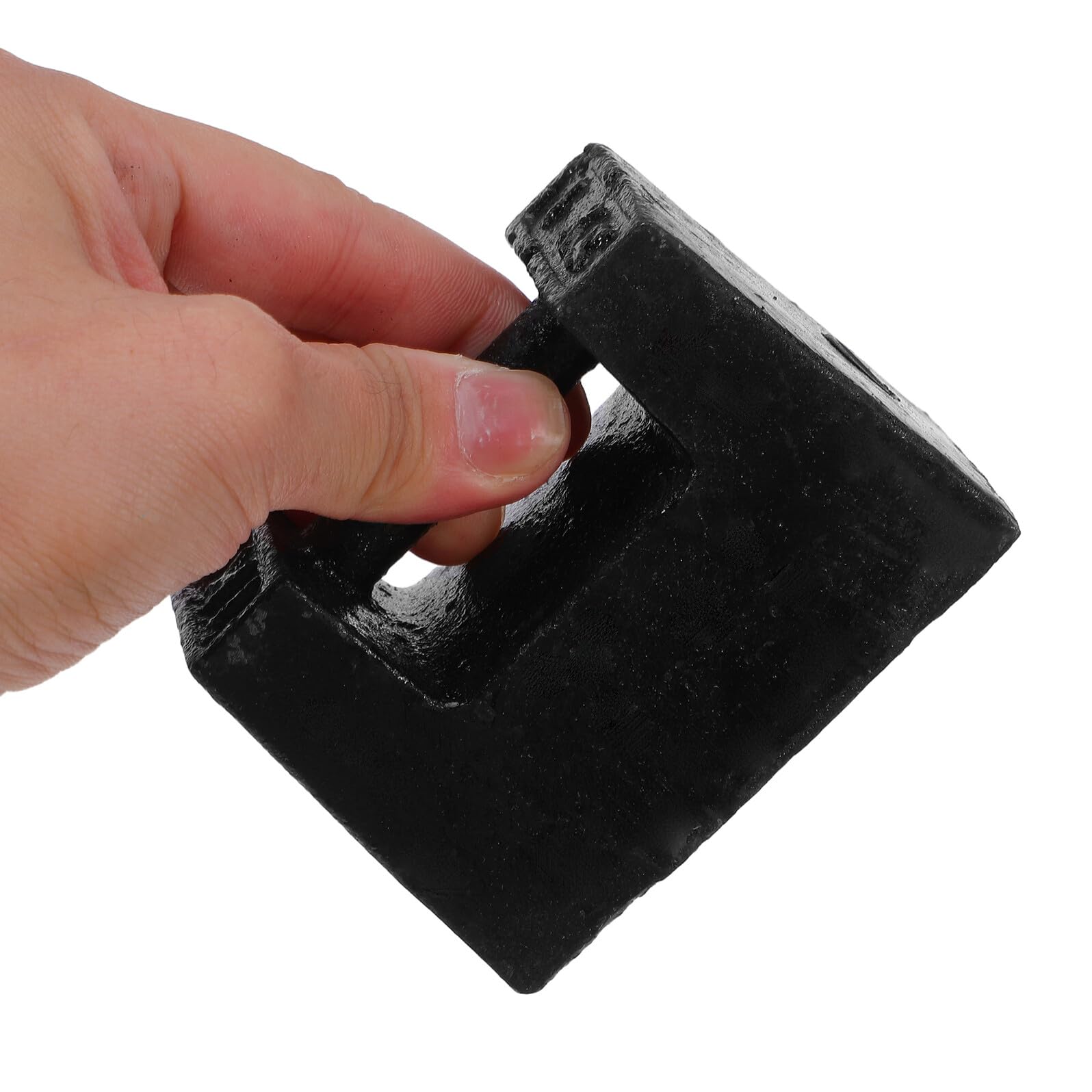 SHERCHPRY Placa de Peso de Hierro Fundido 1 Kg, Pesas Calibradas para Básculas Industriales, Discos de Peso Precisos para Calibración y Control de Balanzas Profesionales