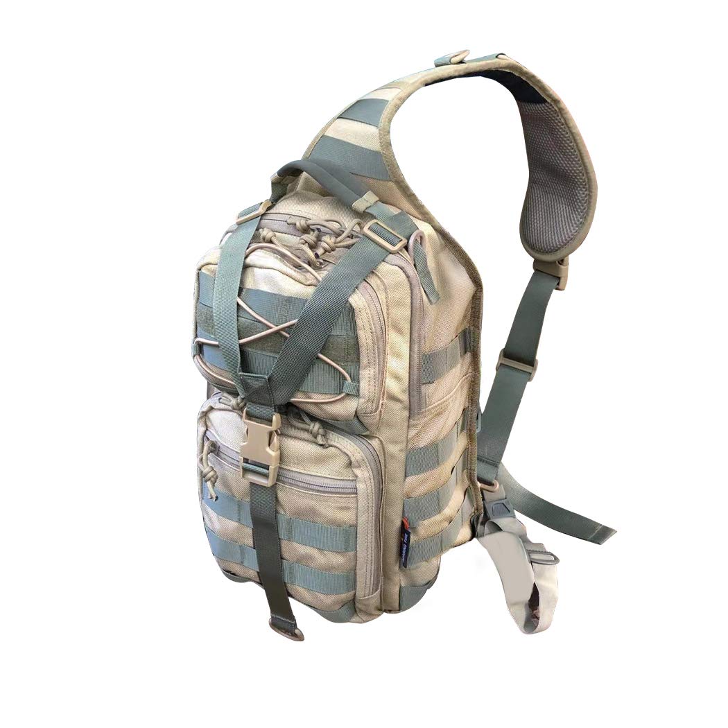 ROARING FIRE Slingshot Tactical Sling Bag Pack, Military Rover Shoulder