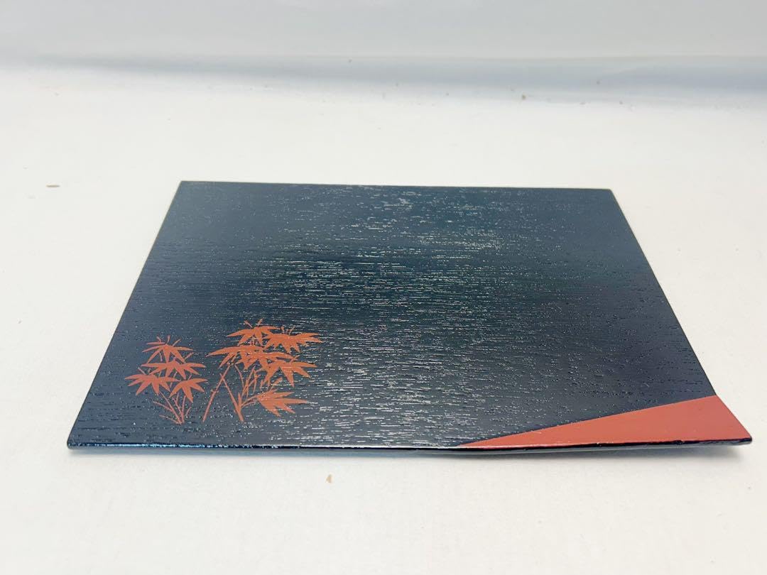 ほぼ未使用 懐石道具 天然木製漆器 竹蒔絵 小吸物膳 折敷膳 お盆 十客組 元箱 Amazon.co.jp: 懐石道具 天然木製漆器 竹蒔絵 小吸物膳 折敷膳