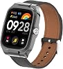 Bands Compatible with Xiaomi Redmi Watch 4 Strap,Leather Replacement Bracelet Watchband Accessories with Metal Frame for Redmi Watch 4 Smartwatch