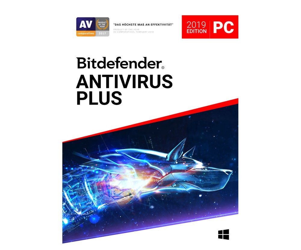 Bitdefender Antivirus Plus 2019 | 10 Gerät | 2 Jahre | PC | PC Aktivierungscode per Email