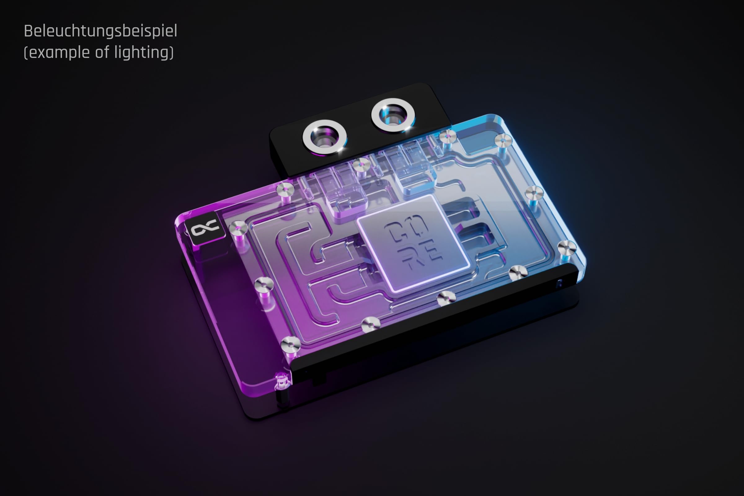 Alphacool Core Geforce RTX 5080 Reference GPU Wasserk?hlung, ARGB, mit Backplate - Acryl