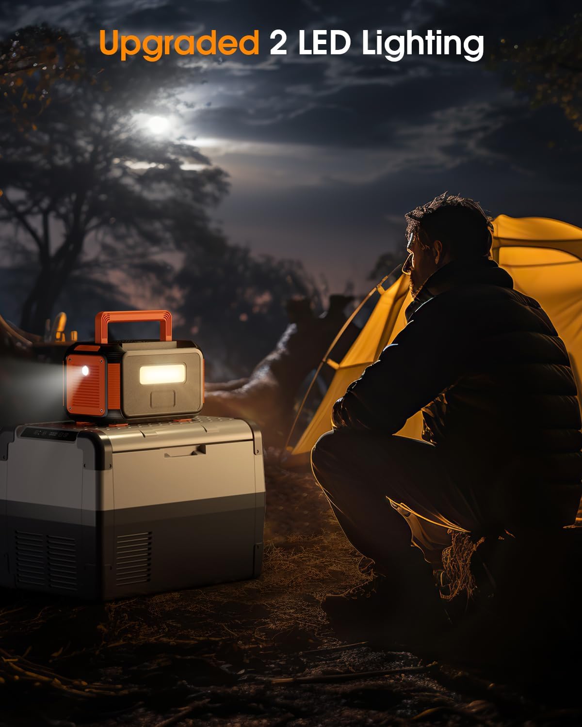 EBL Portable Power Station 300W(Peak 600W), 269.36Wh Lithium Battery Camping Solar Generator for Outdoor and Indoor Emergency Use