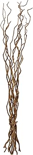 Uniquewise 12pc 37" Natural Dried Mulberry Twigs Ideal Sticks for DIY Crafts Decorative Stems Floral Arrangements Floor Vase Fillers Wedding Centerpiece Event Decorations and Home Décor Accent, Brown