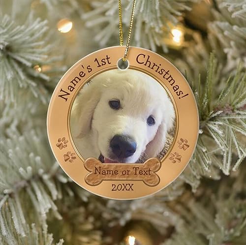 Vista 25 de Adorno de Navidad personalizado, adorno para el hogar nuevo 2022, primer adorno de Navidad para bebé, regalos de matrimonio, regalos de boda