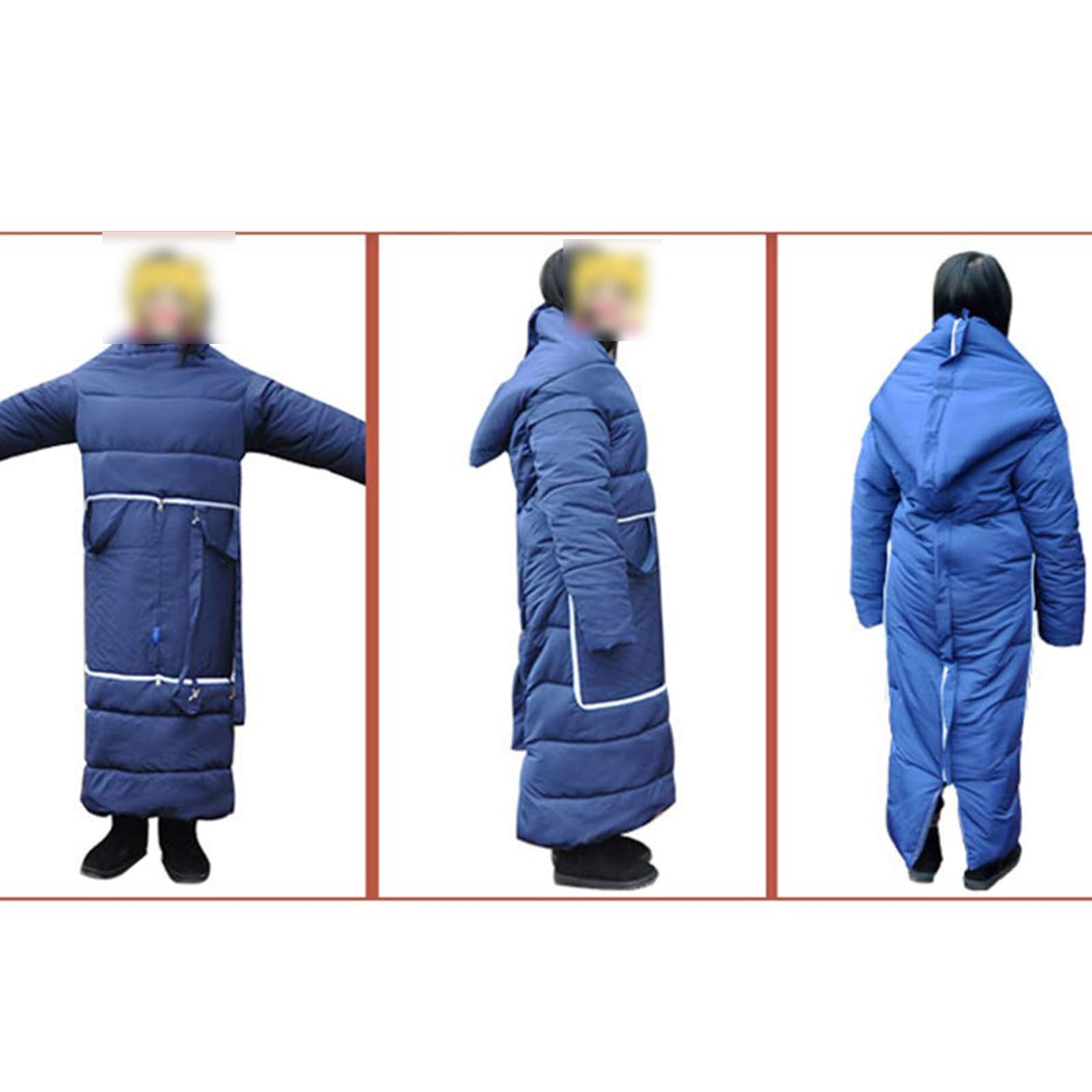 Manta Impermeable para Silla de Ruedas, Funda térmica para Silla de Ruedas de Invierno, Resistente al Viento, Plegable y con Cremallera, Ideal para Pacientes y Personas Mayores en