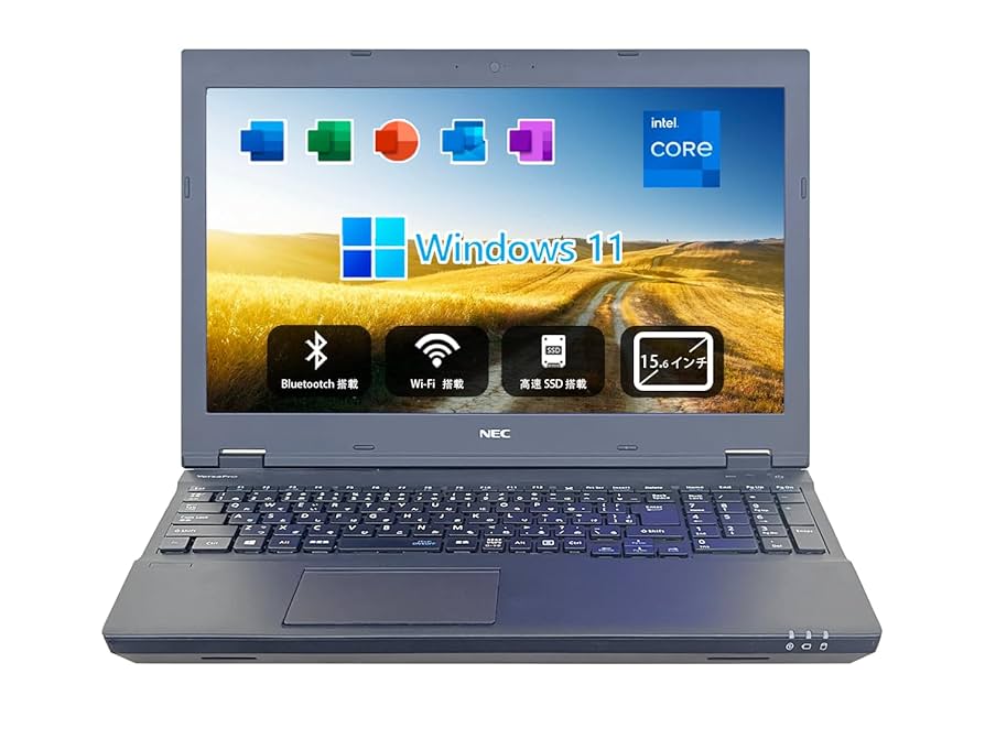 Amazon.co.jp: 【整備済み品】15.6型ノートパソコンVersaPro NEC