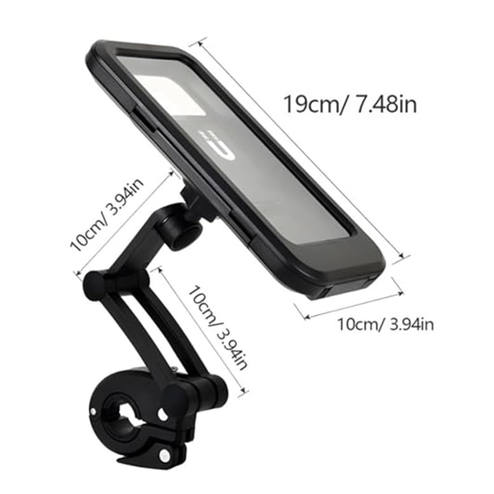 GPS Support Support Téléphone Moto pour Vélo Étanche Anti-Choc pour Électrique pour Guidon Support GPS