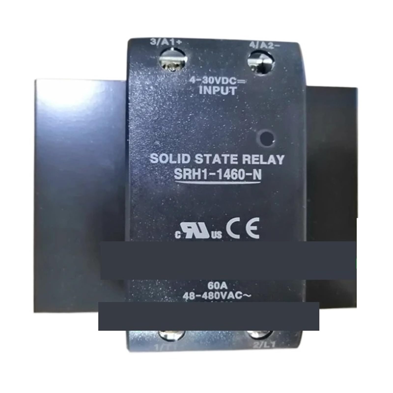 Relais statique SRH1-1260 contre la surchauffe électrique avec dissipateur monophasé fixe