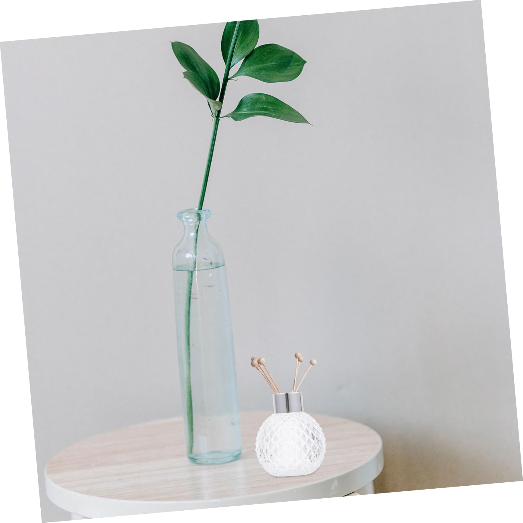 Ipetboom 6 Pezzi Bottiglie di Vetro per Profumo Vuote da 100ml, Riutilizzabili e Lavabili, Contenitori Eleganti per Conservazione Essenze, Regalo per Natale Colore Casuale