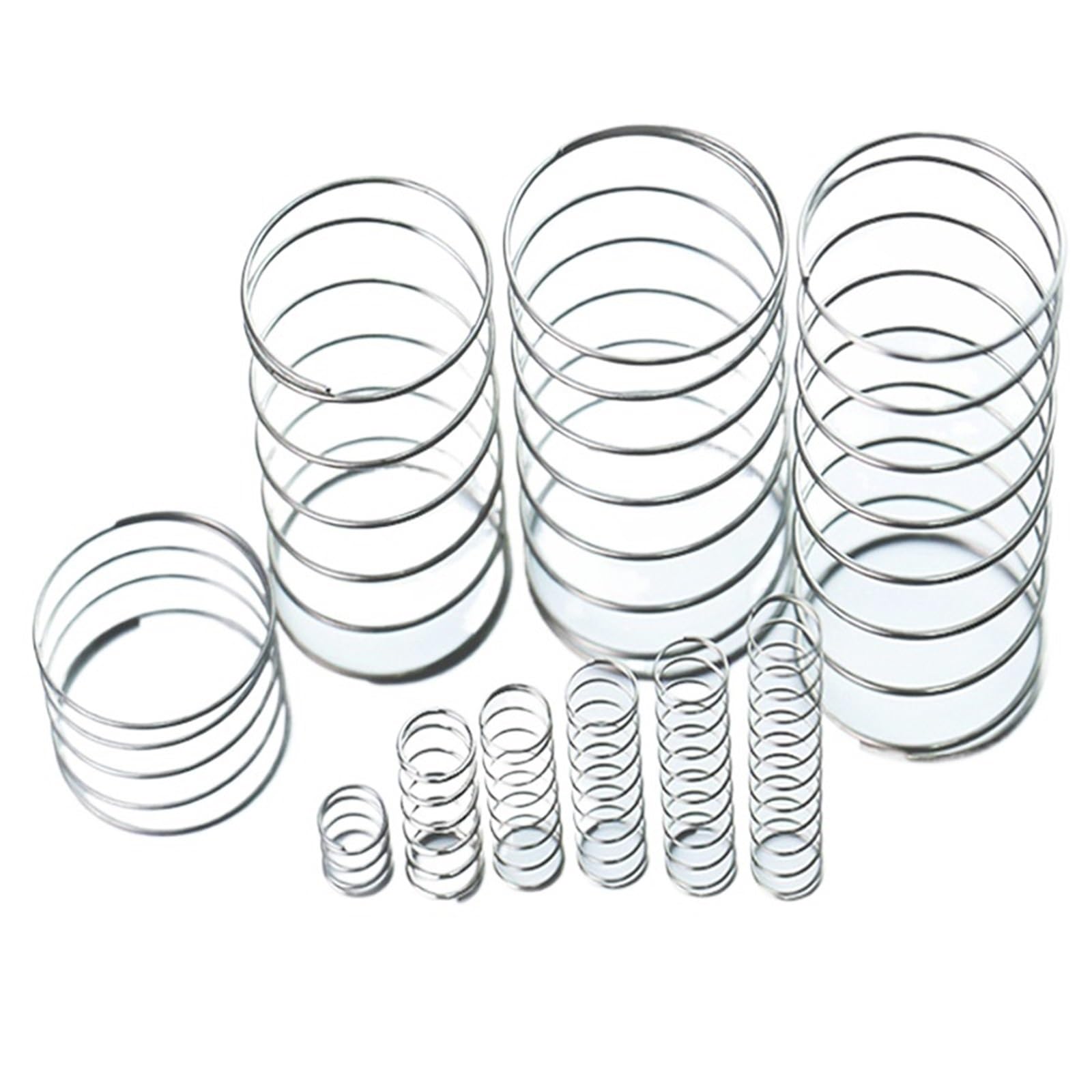 Resorte de compresión de acero inoxidable 304 de 30mm de longitud y diámetro de 4mm, 10 unidades 7