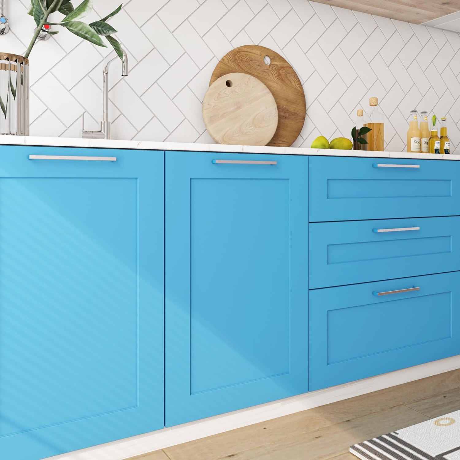 Muralo - Zelfklevend behang, plakfolie voor meubels, meubelfolie, zelfklevende plakfolie voor keuken, woonkamer, slaapkamer, deurfolie, zelfklevend - deurbehang, wandbehang, steenlook [0,5 x 3 m