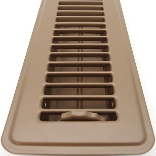 Miniatura 4 de Registro para piso, rejilla de ventilación, diseño de persiana – Suministro de aire rígido, para suelo, resistente, con amortiguador y palanca.