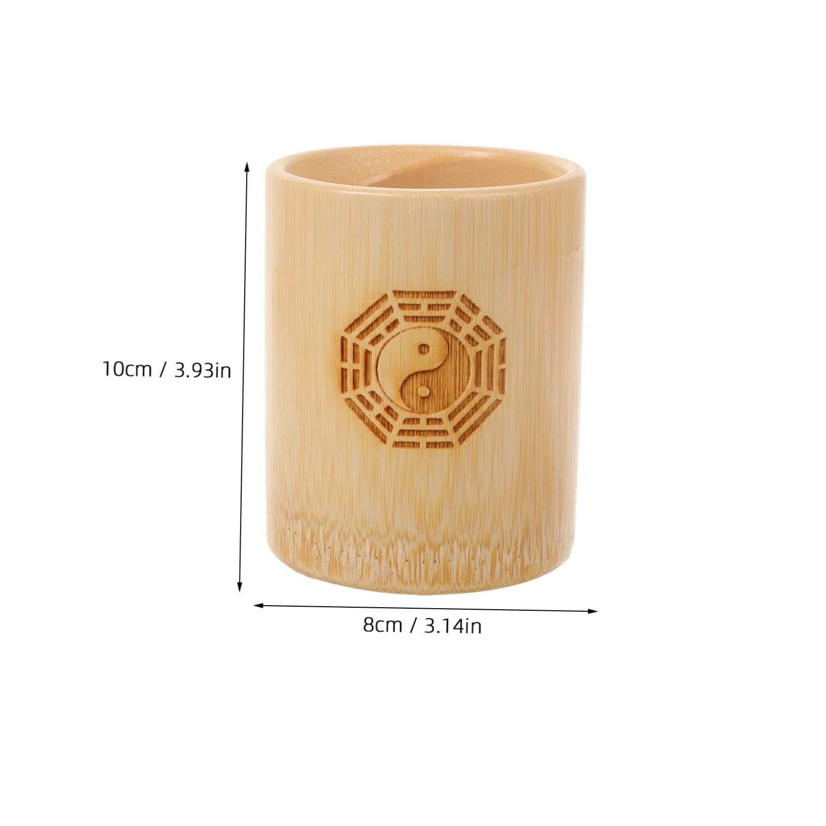 Totority Bamboo Divination Game Sticks Chinese Divination Tool Fortune Telling Props Set with Book Perfect Feng Shui Present