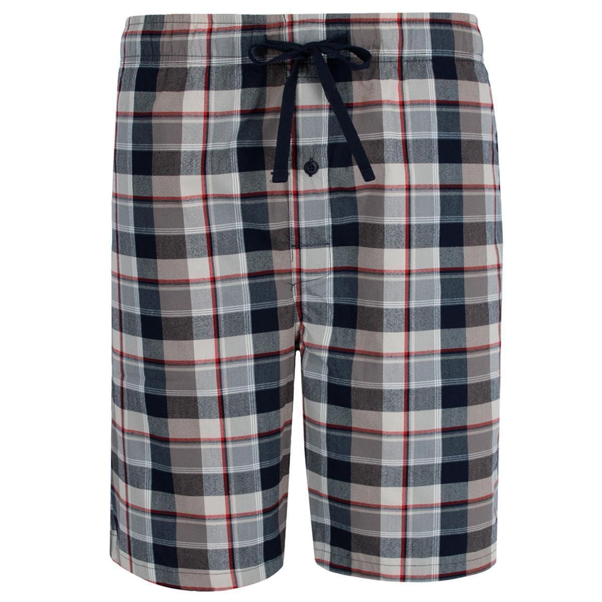 Hanes Men's Big and Tall Woven Cotton Pyjama Sleep Shorts, 5X, Brown