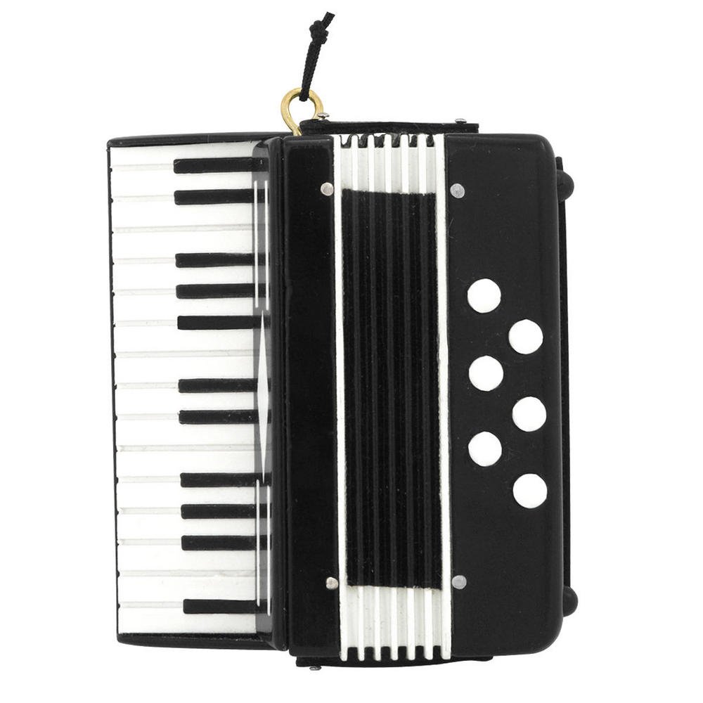 Black Accordion Tree Ornament by Broadway Gifts