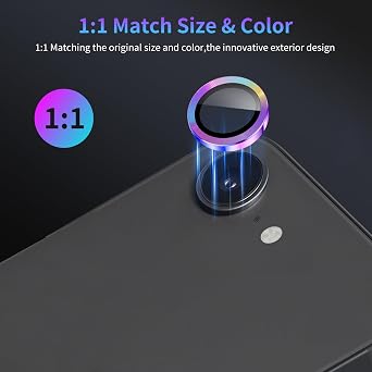 1 Pack Camera Lens Protector for iPhone 17e/iPhone 16e