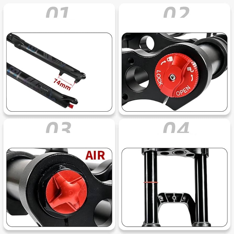 Amazon.co.jp: DH マウンテンバイク サスペンションフォーク